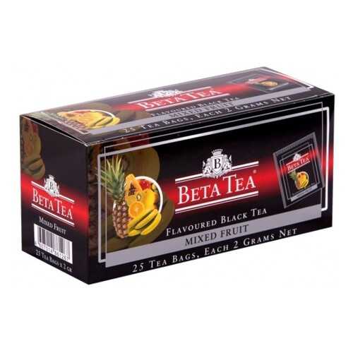 Чай черный в пакетиках для чашки Beta Tea мультифрукт 25*2 г в ВкусВилл