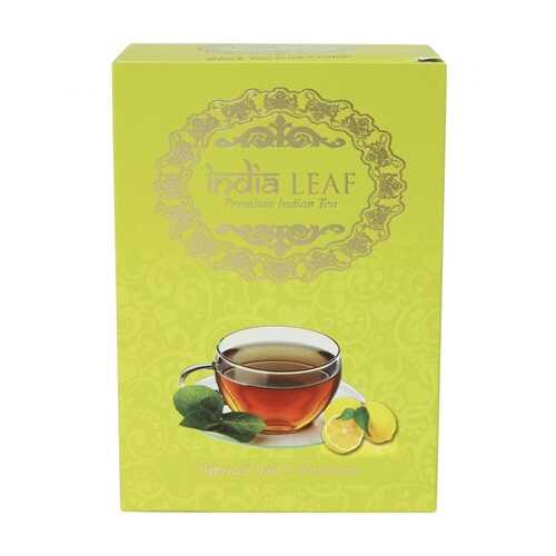 Чай India leaf Черный с лимоном, среднелистовой с добавками, 100 гр в ВкусВилл