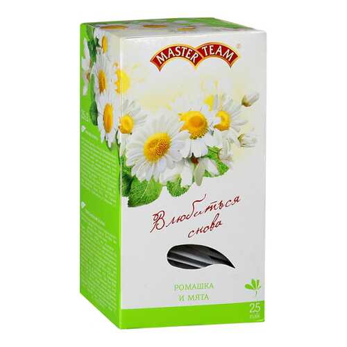 Чай Master Team ромашка-мята травяной с ароматом белой акации 25 пакетиков в ВкусВилл