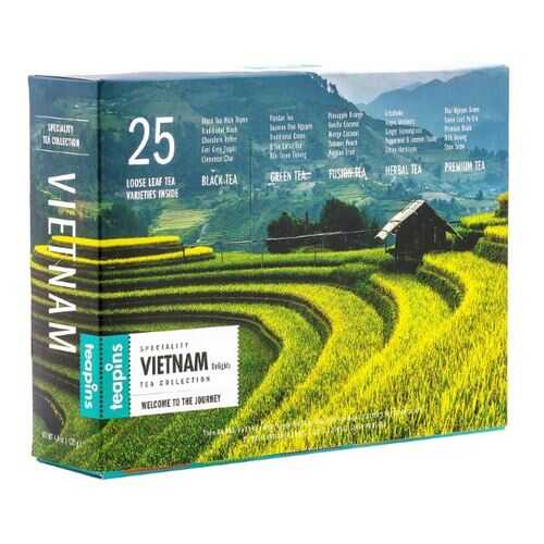 Чай подарочный Teapins Sense Asia Vietnam Delights листовой ассорти 25 чаев в ВкусВилл