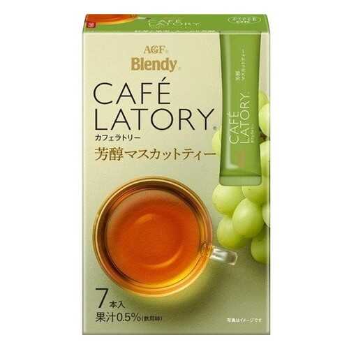 Чай растворимый AGF Cafe Latory Бленди латте мускат в стиках 7*6.5 г в ВкусВилл