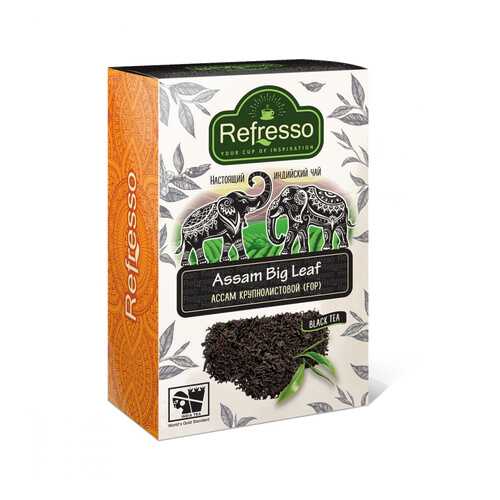 Чай Refresso Assam Big Leaf, черный крупнолистовой, 100 гр в ВкусВилл