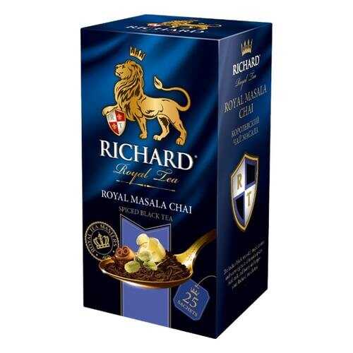 Чай Richard Royal Masala Chai черный с добавками 25 пакетиков в ВкусВилл