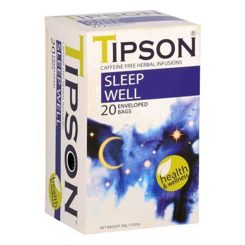 Чай Tipson Sleep well, травяной, 20 пакетиков в ВкусВилл