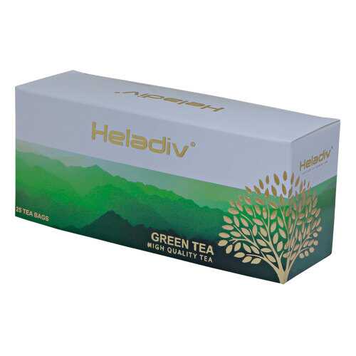 Чай в пакетиках Heladiv green tea 25 пакетов в ВкусВилл