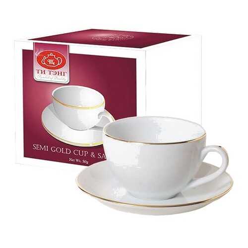 Чай весовой черный Ти Тэнг semi gold cup&saucer 50 г в ВкусВилл