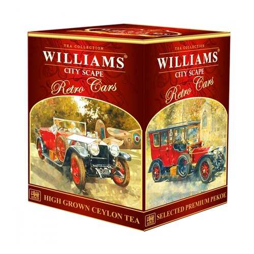 Чай Williams City Scape черный 150 г в ВкусВилл