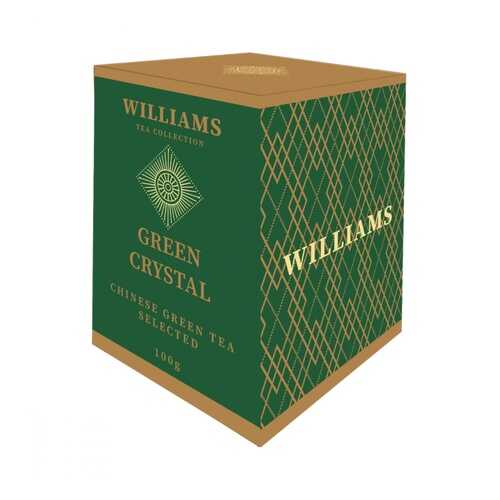 Чай Williams Greean Crystal зеленый китайский 100 г в ВкусВилл
