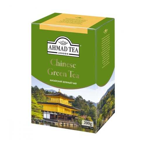 Чай зеленый Ahmad Tea Chinese Green Tea листовой 200 г в ВкусВилл