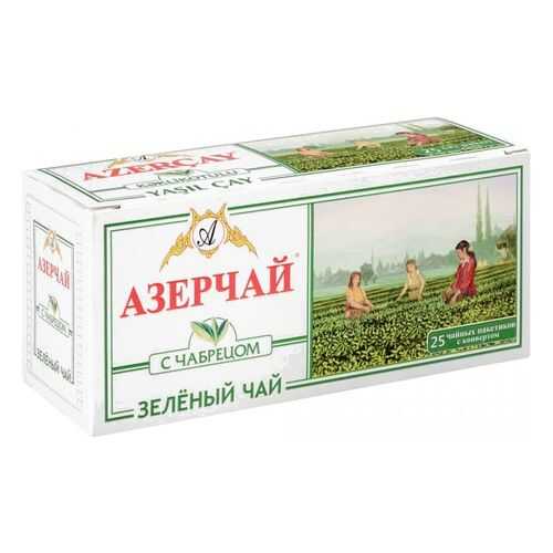 Чай зеленый Азерчай с чабрецом 25 пакетиков в ВкусВилл
