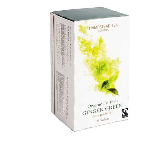 Чай зеленый Hampstead с имбирем 25*2 г в ВкусВилл