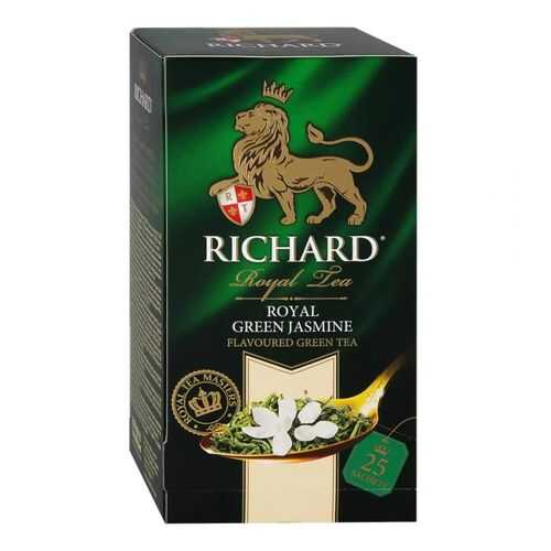 Чай зеленый Richard Royal Green Jasmine 25 пак в ВкусВилл
