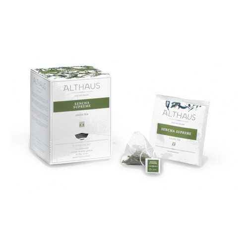 Чай зеленый в пирамидках Althaus Sencha Supreme Сенча Суприм 15*2.75 г в ВкусВилл