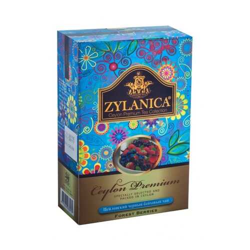 Чай Zylanica Ceylon Premium Forest Berries черный байховый с лесными ягодами 100 г в ВкусВилл