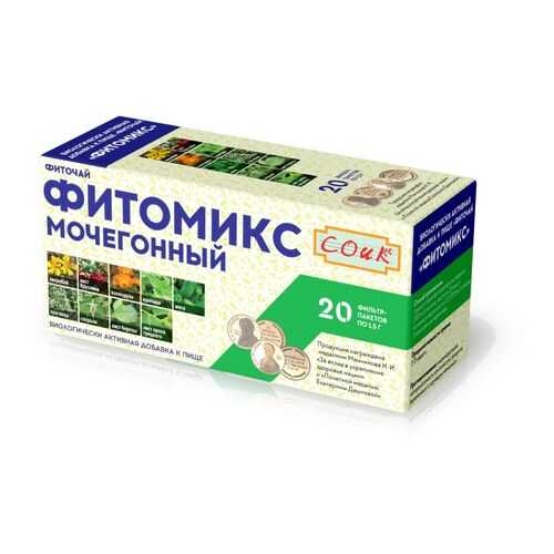 Фиточай Фитомикс мочегонный 20*1.5 г в ВкусВилл