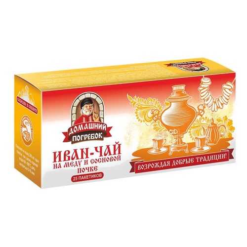Иван-Чай на меду и сосновой почке 25 пакетиков в ВкусВилл