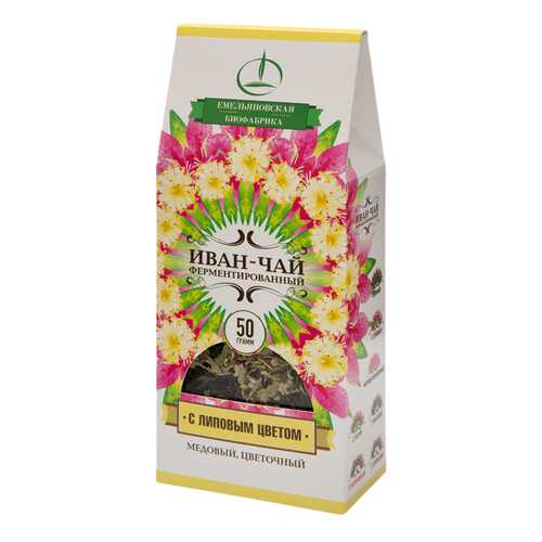 Напиток иван-чай Емельяновская Биофабрика с липовым цветом в ВкусВилл