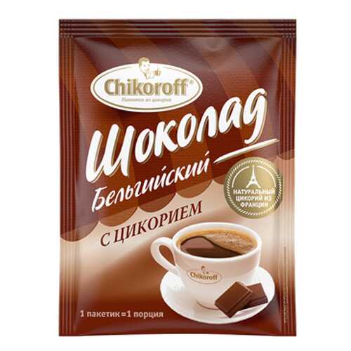 Напиток из цикория Шоколад Бельгийский, порционный Chikoroff 12 г в ВкусВилл