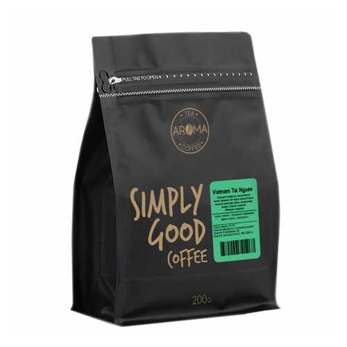 Кофе Aroma Vietnam Tai Nguen, арабика в зёрнах, 200 гр в ВкусВилл