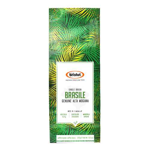 Кофе Bristot Brasile в зернах 225 г в ВкусВилл