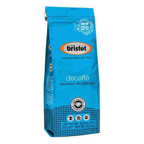 Кофе Bristot Decaffeinato молотый 250 г в ВкусВилл