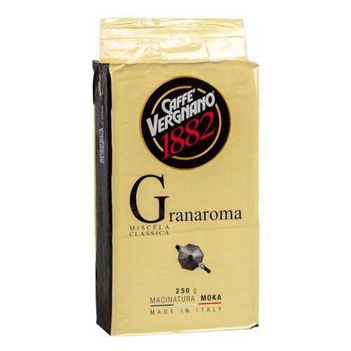 Кофе Caffe Vergnano granaroma жареный молотый 250 г в ВкусВилл