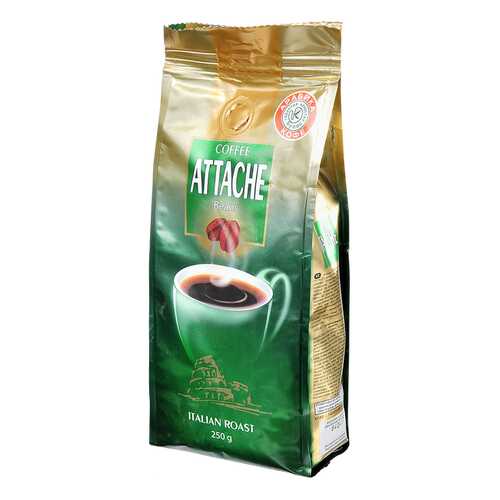 Кофе куппо Attache итальянской обжарки зерно 250 г в ВкусВилл