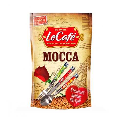 Кофе Le Cafe Mocca растворимый с ложкой 150 г в ВкусВилл