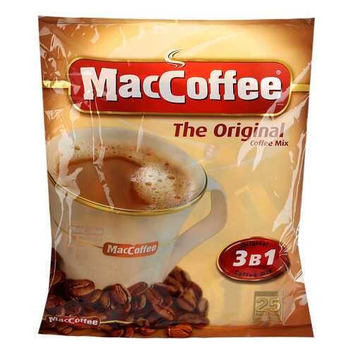 Кофе MacCoffee растворимый 3в1 20 г 25 штук в ВкусВилл