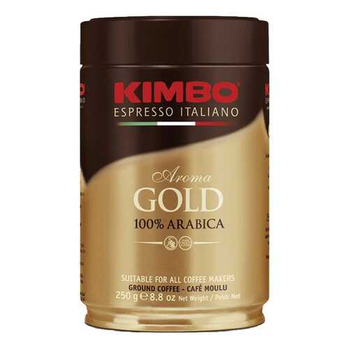 Кофе молотый Kimbo aroma gold arabica 250 г в ВкусВилл