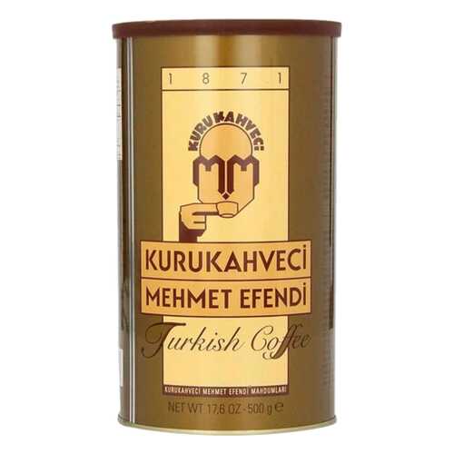 Кофе молотый Kurukahveci Mehmet Efendi жестяная банка 500 г в ВкусВилл