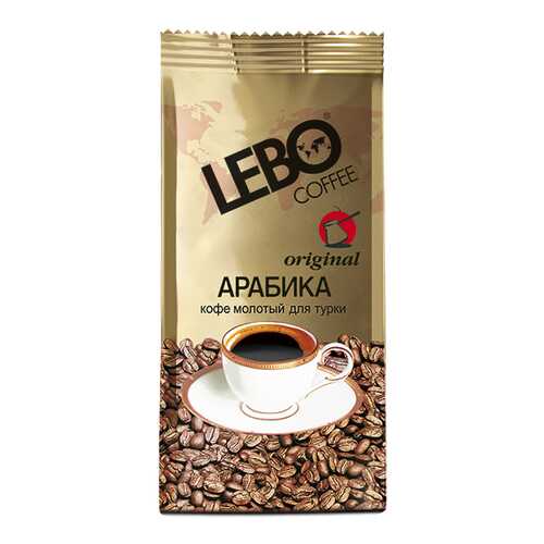 Кофе молотый Lebo арабика для турки 200 г в ВкусВилл
