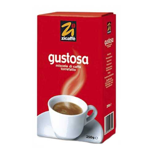 Кофе молотый Zicaffe gustosa 250 г в ВкусВилл