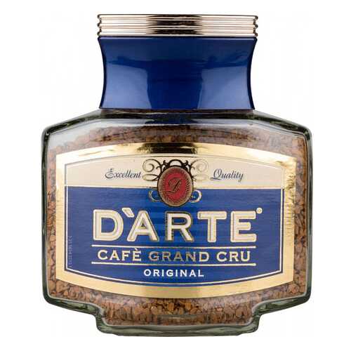 Кофе натуральный растворимый D'arte оriginal сублимированный 100 г в ВкусВилл