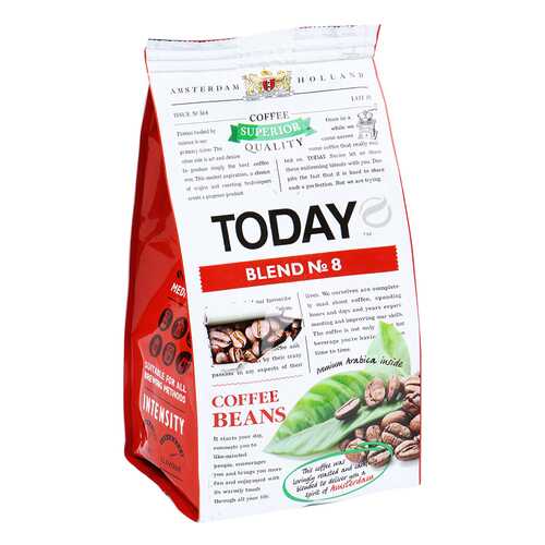 Кофе Today бленд 8 зерно 200 г в ВкусВилл
