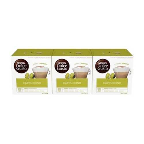 Кофе в капсулах Nescafe Dolce Gusto Капучино 3 штуки по 16 капсул в ВкусВилл