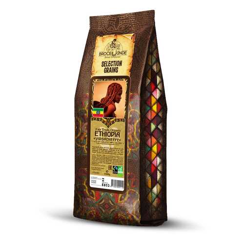 Кофе в зернах Broceliande Ethiopia yirgacheffe броселианд Эфиопия иргачиф 1 кг в ВкусВилл