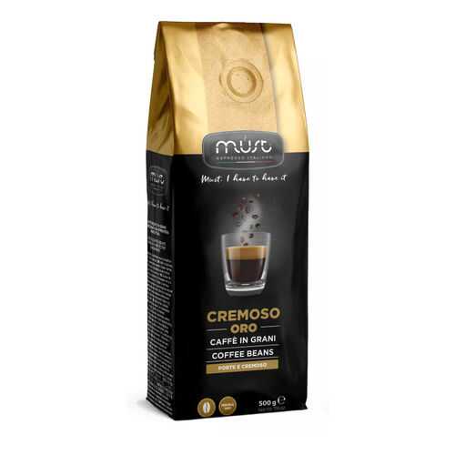 Кофе в зернах Must cremoso oro 500 г в ВкусВилл