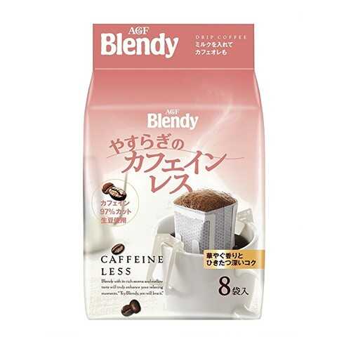 Кофе японский AGF Blendy с пониженным содержанием кофеина молотый 8 штук 56 г в ВкусВилл