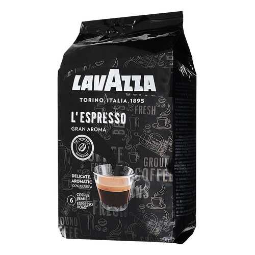 Кофе зерновой Lavazza gran aroma bar 1 кг в ВкусВилл