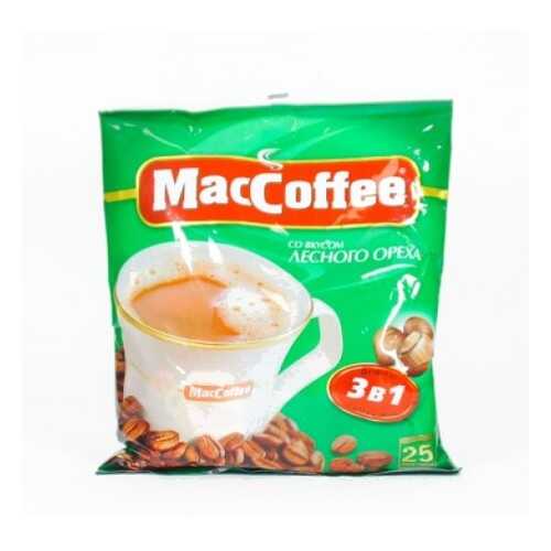 Кофейный напиток растворимый MacCoffee лесной орех 3в1 1.25 г 10 штук в ВкусВилл