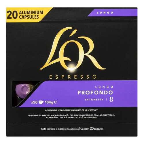 L'OR Espresso Lungo Profondo 20шт в ВкусВилл