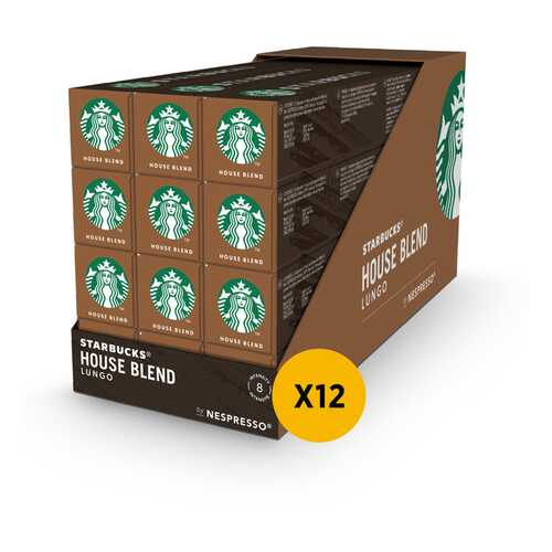 Nespresso STARBUCKS House Blend 12 штук по 57г в ВкусВилл