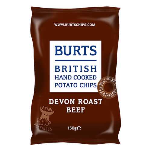 Чипсы BURTS Devon Roast Beef картофельные150г в ВкусВилл