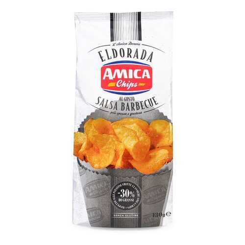 Чипсы картофельные с соусом барбекю обезжиренные, Eldorada Amica Chips, 130 г, Италия в ВкусВилл