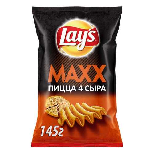 Картофельные чипсы Lay's maxx пицца 145 г в ВкусВилл