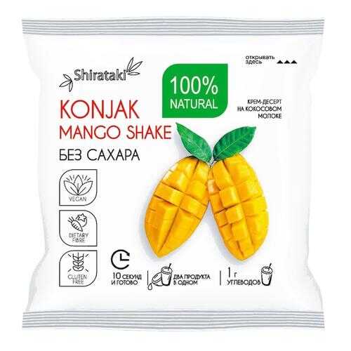 Десерт без сахара Konjak mango shake 20 шт по 15 г в ВкусВилл