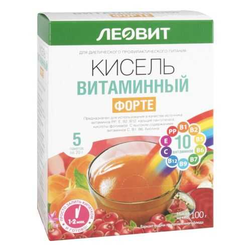 Кисель Леовит витаминный форте 100 г в ВкусВилл