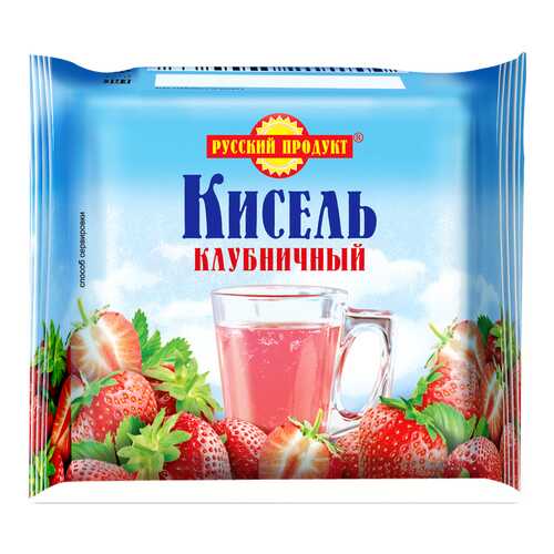 Кисель Русский продукт клубничный брикет 220 г в ВкусВилл