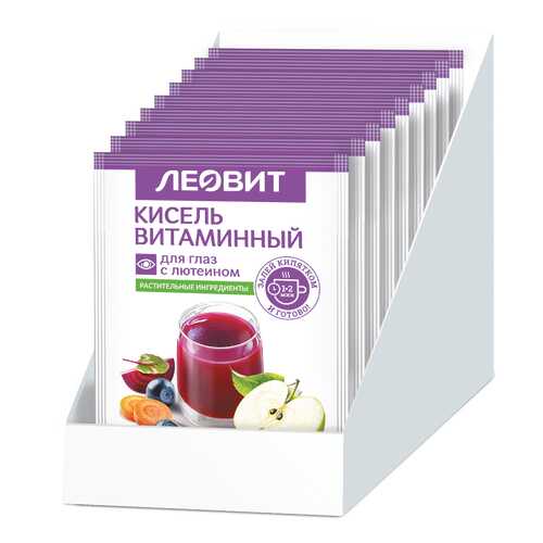 Кисель Витаминный для глаз с лютеином. Шоубокс 20 шт. по 18 г. в ВкусВилл